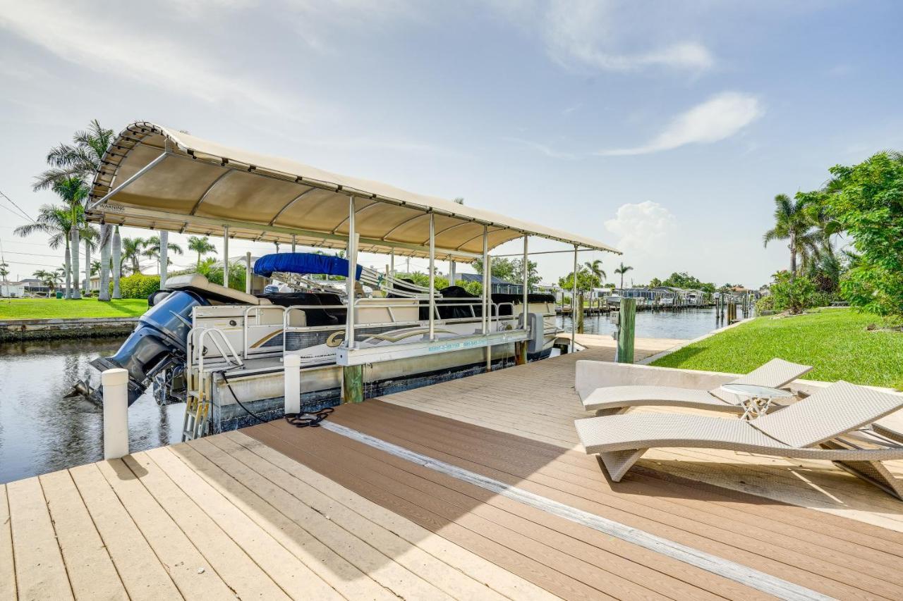 Waterfront Cape Coral Home Lanai, Pool And Dock! Exterior photo